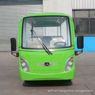 11 Seater Road Battery Powered Classic Shuttle Enclosed Electric Sightseeing Car